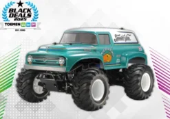 Tamiya offroad 1/10 Squash Van 4WD GF-02 RC auto (met motor en regelaar)