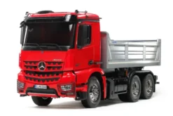 Tamiya RC Truck 1/14 Mercedes-Benz Arocs 3348 6×4 Kiepwagen Rood/Zilver (Toemen Tamiya deal)