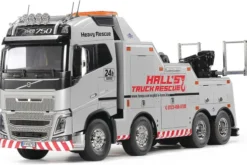 Tamiya 1/14 Volvo FH16 Globetrotter 750 8×4 Tow Truck – Silver Edition (Limited Edition)