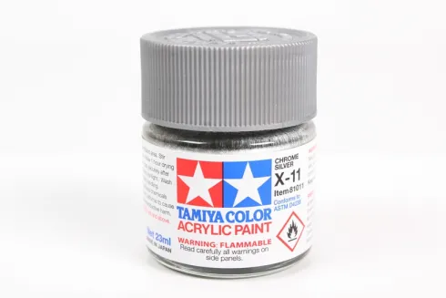 Tamiya X-11 Chrome Silver Gloss 23ml