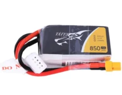 Tattu 850mAh 11.1V 75C-150C 3S1P Lipo batterij met XT30 stekker