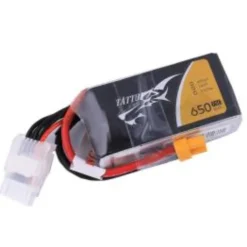 Tattu 650mAh 14.8V 75C-150C 4S1P Lipo batterij met XT30 stekker