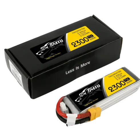 Tattu 2300mAh 11.1V 75C 3S1P LiPo Accu met XT60 Stekker