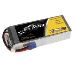 Tattu 16000mAh 14.8V 30C 4S1P Lipo batterij met EC-5 stekker