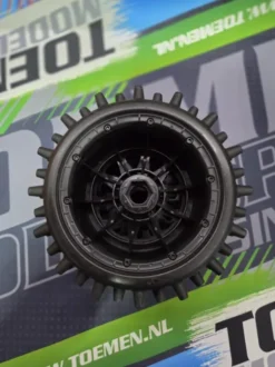 Taylor 195mm Spike Wheel Tyres – Pre-Mounted 24mm Hex (2 stuks)