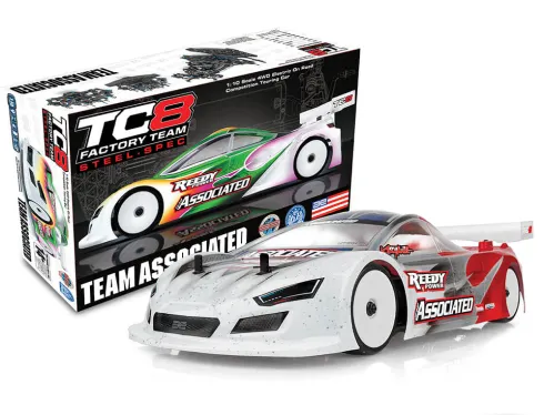 Team Associated TC8 Steel Spec Team Kit 1/10 Touring Car (Kitversie)