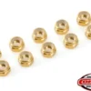 Team Corally – Aluminium Nylstop Nut M2 – Gold – 10 pcs