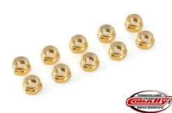 Team Corally – Aluminium Nylstop Nut M2 – Gold – 10 pcs