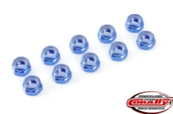 Team Corally – Aluminium Nylstop Nut M2 – Blue – 10 pcs