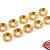 Team Corally – Aluminium Washer – for M2.5 Socket Head Screws – OD=7mm – Gold – 10 pcs