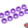 Team Corally – Aluminium Washer – for M4 Button Head Screws – OD=12mm – Purple – 10 pcs