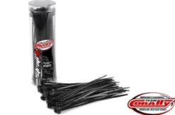 Team Corally – Cable Tie Raps – Black – 2.5x100mm – 50 Pcs