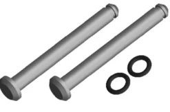 Team Corally Center Roll Cage Pin – Steel – 2 pcs – C-00180-305