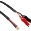 Team Corally – Charge Lead Crocco Clips – 14 AWG ULTRA V+ Silicon Wire – 30cm – 1 pc – C-50250
