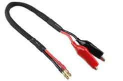 Team Corally – Charge Lead Crocco Clips – 14 AWG ULTRA V+ Silicon Wire – 30cm – 1 pc – C-50250