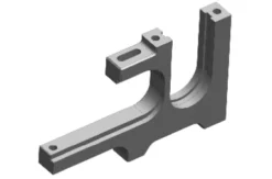 Team Corally Motor Bulkhead – Aluminum – 1 pc – C-00180-176