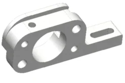 Team Corally Motor Mount – Aluminum – 1 pc – C-00180-177