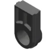 Team Corally Motor Mount Center Diff Insert – Composite – 1 pc – C-00180-023