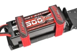 Team Corally Pro Battery Straps 300x20mm Rood – 2 stuks