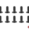 Team Corally – Steel Screws M4 x 6mm – Hex Flat Head – 10 pcs