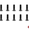 Team Corally – Steel Screws M3 x 20mm – Hex Flat Head – 10 pcs – C-3002-30-20