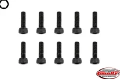 Team Corally – Steel Screws M3 x 10mm – Hex Socket Head – 10 pcs