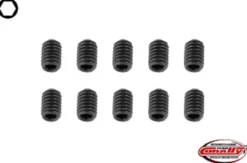 Team Corally – Steel Set Screws M4 x 6mm – Hex – 10 pcs