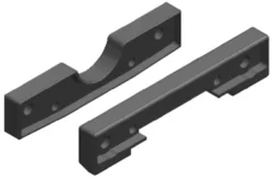 Team Corally Suspension Arm Mount – Front – Composite – 1 Set – C-00180-051