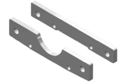 Team Corally Suspension Arm Mount – Rear – Aluminum – 1 set – C-00180-238