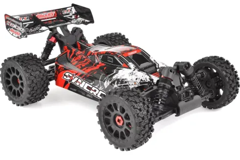 Team Corally SYNCRO 2WD Brushless Power 3-4S RTR Rood zonder accu en lader