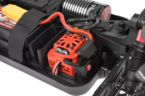 Team Corally SYNCRO 2WD Brushless Power 3-4S RTR Rood zonder accu en lader