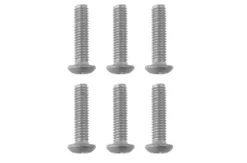 Team Corally – Titanium Screws M4 x 10mm – Hex Flat Head – 6 pcs