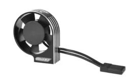 Team Corally – Ultra High Speed Cooling Fan XF-40 met BEC-connector – 40mm – Zwart/Zilver – C-53116-2