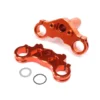Team Losi Aluminum Triple Clamp Set, Orange: Promoto-MX – LOS364004