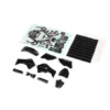 Team Losi Black Plastics with Wraps: Promoto-MX – LOS260006