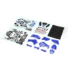 Team Losi Blue Plastics with Wraps: Promoto-MX – LOS260001