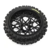 Team Losi Dunlop MX53 Rear Tire Mounted, Black: Promoto-MX – LOS46005