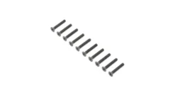 Team Losi Flat Head Screws, Steel, Black Oxide, M4 x 25mm (10) – LOS255018