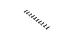 Team Losi Flat Head Screws, Steel, Black Oxide, M4 x 14mm (10) – LOS255019
