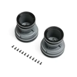 Team Losi MT Wheel Black Beadlock Light Grey (2) Mini LMT – LOS-2059