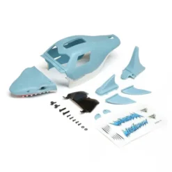 Team Losi Painted Complete Body Set Megalodon Mini LMT – LOS-2054