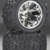 Tires & wheels assembled and glued – Geode Chrome – TRX5674