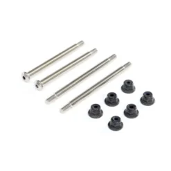 TLR Outer Hinge Pins 3.5mm Electro Nickel (2) 8X 8XE – TLR244044