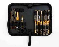 Toemen Modelsport Black/Gold RC Gereedschap Set Deluxe – 11 stuks