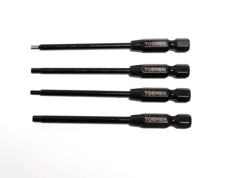 Toemen Modelsport Black Inbus Tips – 4 stuks