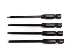 Toemen Modelsport Black Inbus Tips – 4 stuks
