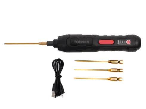 Toemen Modelsport draadloze 3.6V Li-Ion 2000mah schroevendraaier 320/280/220 Rpm + Goud Inbus Tips (4 stuks)