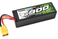 Toemen Modelsport Power Racing 60C 6900Mah 3S 11,1V hardcase lipo batterij met XT90 stekker