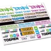 Toemen Modelsport Stickervel Deluxe