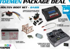 Toemen Package Deal houten boot RC set – Basis